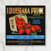 Louisiana Pride Strawberries Bedankjes Labels (Achterkant)