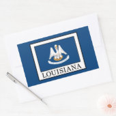 Louisiana Rechthoekige Sticker (Envelop)