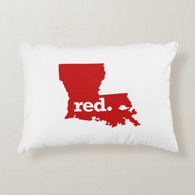 LOUISIANA RED STATE DECORATIEF KUSSEN (Voorkant)