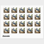 Louisiana Reiger Vierkante Sticker (Vel)