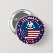 Louisiana Ronde Button 5,7 Cm (Voorkant /achterkant)