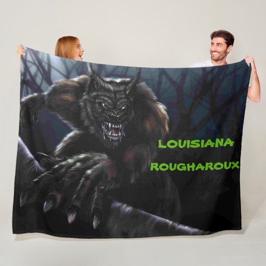 LOUISIANA ROUGAROUX FLEECE DEKEN (In situ)
