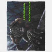 LOUISIANA ROUGAROUX FLEECE DEKEN (Voorkant)