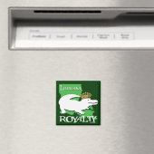 Louisiana Royalty-vrije (witte gator) Magneet (Insitu (Vaatwasser))
