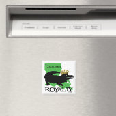 Louisiana Royalty-vrije (zwarte gator) Magneet (Insitu (Vaatwasser))