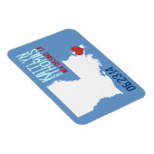 Louisiana Save the Date -  stad Magneet (Rechterzijde)