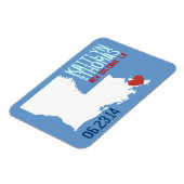 Louisiana Save the Date -  stad Magneet (Linkerzijde)