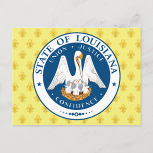 Louisiana Seal Briefkaart