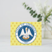 Louisiana Seal Briefkaart (Staand voorkant)