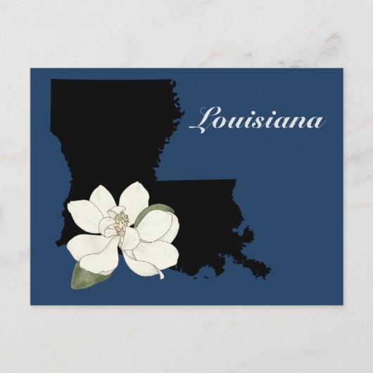 Louisiana Silhouette Briefkaart (Voorkant)