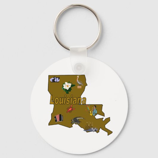Louisiana Sleutelhanger (Voorkant)