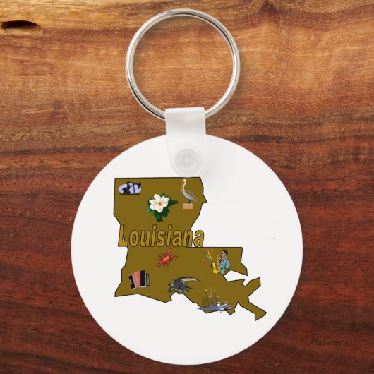Louisiana Sleutelhanger (Voorkant)