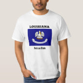 Louisiana, staat Pelican T-shirt (Voorkant)