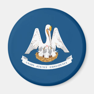 Louisiana Staatsvlag Magneet