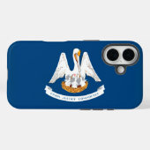 Louisiana Staatsvlagontwerp Case-Mate iPhone Case (Achterkant (horizontaal))