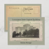 Louisiana State Capital Building Postcard Briefkaart (Voorkant / Achterkant)