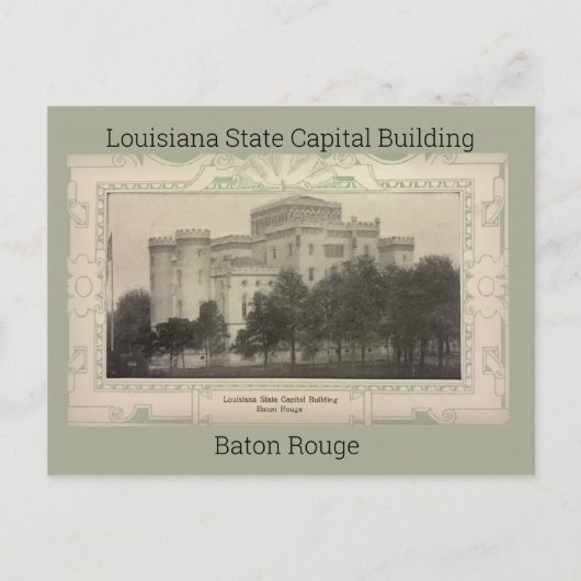 Louisiana State Capital Building Postcard Briefkaart (Voorkant)