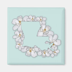 Louisiana State Flower Magneet