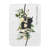 Louisiana State gepersonaliseerd uw huis stad rust Magneet (Verticaal)