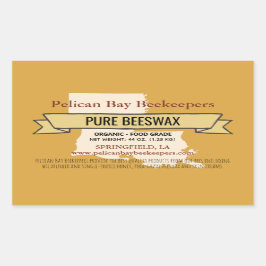 Louisiana State Honing Product Rechthoek Stickers