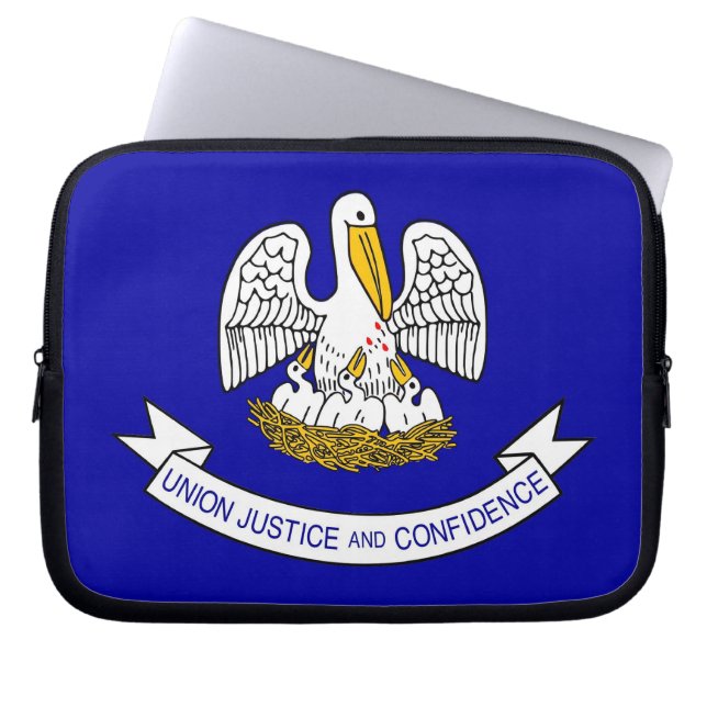 Louisiana State-laptophoes Laptop Sleeve (Voorkant)