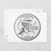 Louisiana State Quarter Briefkaart (Voorkant / Achterkant)