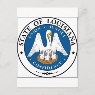 Louisiana State Seal Briefkaart