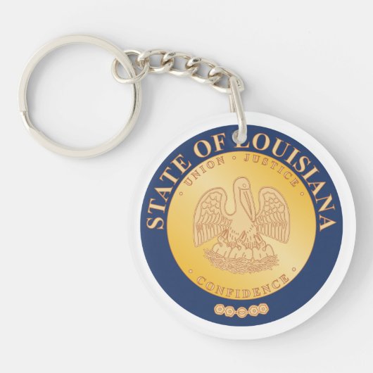 Louisiana State Seal - Sleutelhanger (Voorkant)