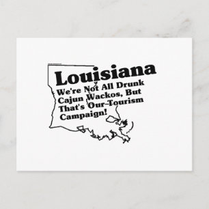 Louisiana State Slogan Briefkaart