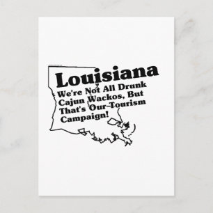 Louisiana State Slogan Briefkaart