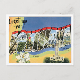 Louisiana States USA Briefkaart
