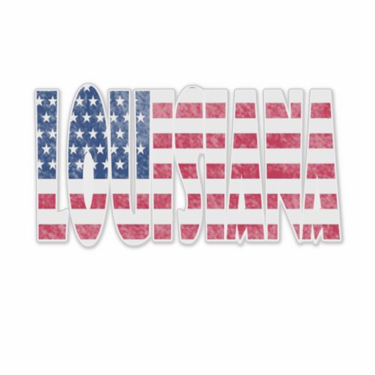 Louisiana Sticker (Voorkant)