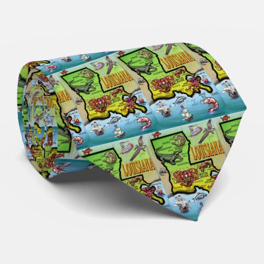 Louisiana Stropdas (Opgerold)