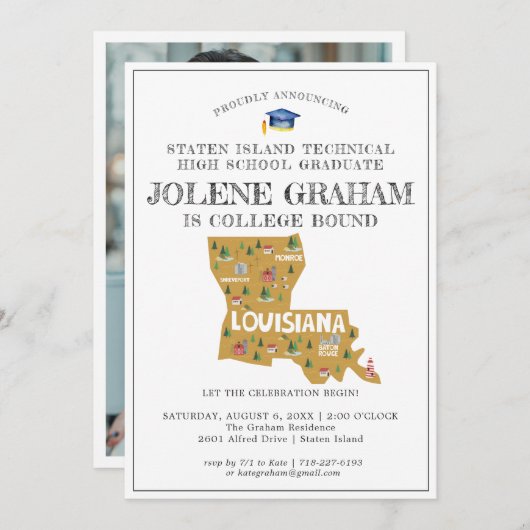 Louisiana | Studieacademie (Voorkant / Achterkant)