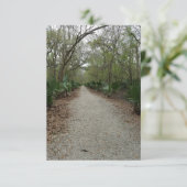 Louisiana Swamp Bayou Natuur Note Card Bedankkaart (Staand voorkant)