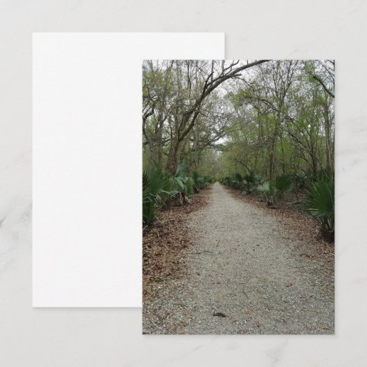 Louisiana Swamp Bayou Natuur Note Card Bedankkaart (Voorkant / Achterkant)