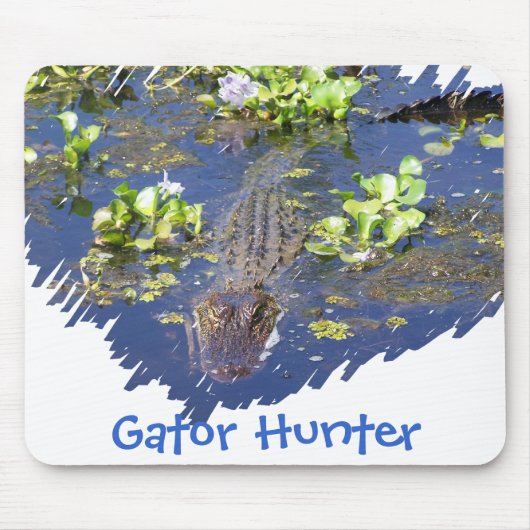 Louisiana Swamp Gator Hunter Mousepad Muismat (Voorkant)