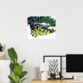 Louisiana Swamp Gator Hunter Poster (Thuiskantoor)