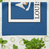 Louisiana Theedoek (Gevouwen)