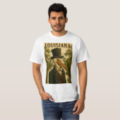 Louisiana Themd Pelican Man T-shirt (Voorkant volledig)