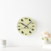 Louisiana Themed Cajun French Clock Ronde Klok (Huis)