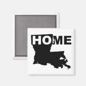 Louisiana Thuis Weg Van Staat Koelkastmagneet Magneet (Voorkant / Achterkant)
