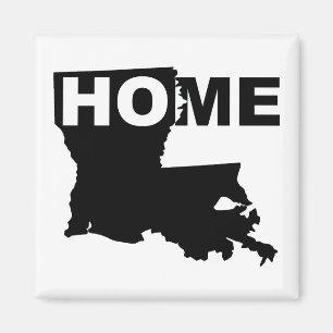 Louisiana Thuis Weg Van Staat Koelkastmagneet Magneet
