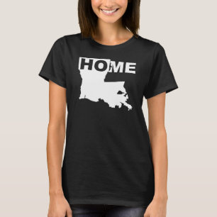 Louisiana Thuis Weg Van State T-Shirt Tees