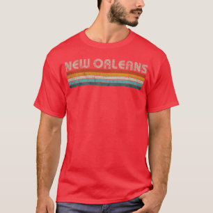 Louisiana Thuisstaat Vintage New Orleans vrienden T-shirt