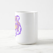 Louisiana Tiger Coffee Cup - Handgetekende Tijger Koffiemok (Center)