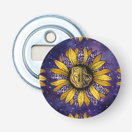 Louisiana Tigers, Fleur-de-LisButton flesopener Button Flesopener (Voorkant)