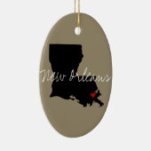 Louisiana Town Keramisch Ornament (Rechts)