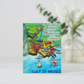 Louisiana USA Kaart (Staand voorkant)