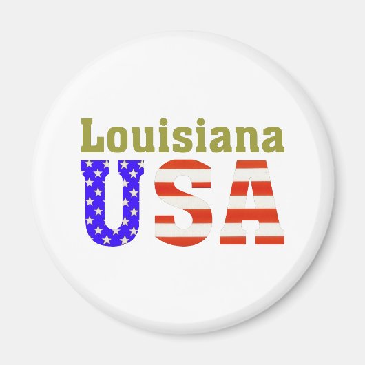 Louisiana USA! Magneet (Voorkant)